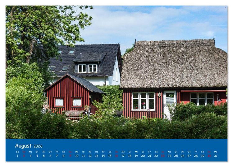 Produktbild: Besuch auf Hiddensee (hochwertiger Premium Wandkalender 2026 DIN A2 quer), Kunstdruck in Hochglanz
