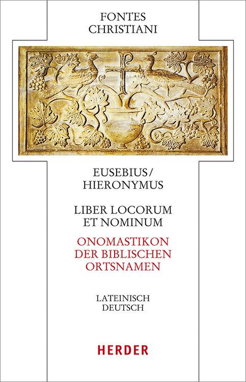 Produktbild: Liber locorum et nominum &ndash; Onomastikon der biblischen Ortsnamen