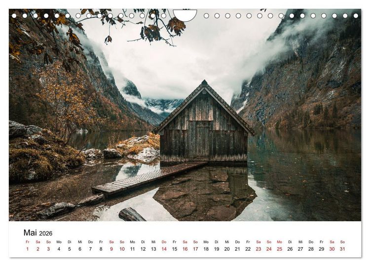 Produktbild: Berchtesgaden - Natursch&ouml;nheiten in Bayern (Wandkalender 2026 DIN A4 quer), CALVENDO Monatskalender