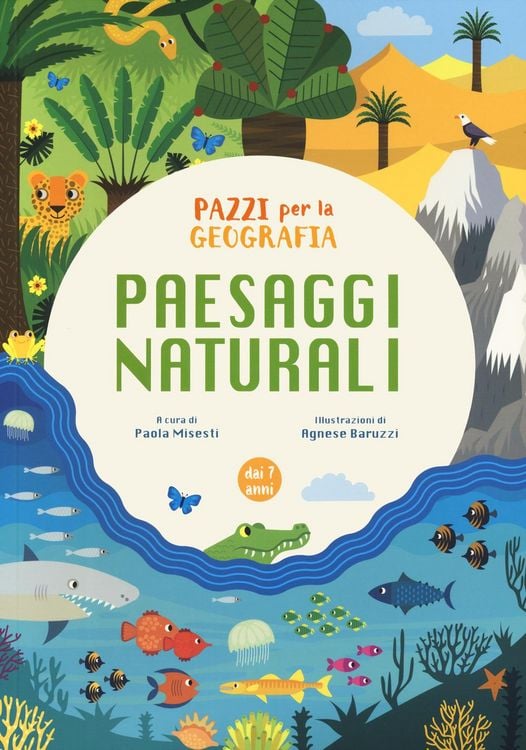 Produktbild: Paesaggi naturali. Pazzi per la geografia. Con adesivi