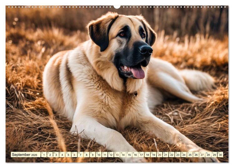 Produktbild: Kangal - der starke Herdenschutzhund (Wandkalender 2026 DIN A2 quer), CALVENDO Monatskalender