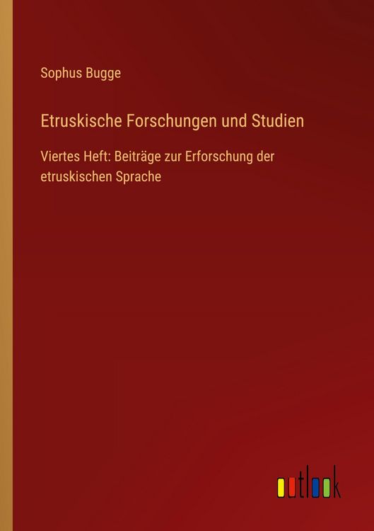 Produktbild: Etruskische Forschungen und Studien