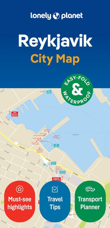Produktbild: Lonely Planet Reykjavik City Map