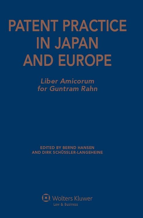 Produktbild: Patent Practice in Japan and Europe