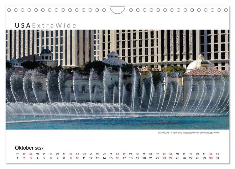 Produktbild: Impressionen aus LAS VEGAS (Wandkalender 2027 DIN A4 quer), CALVENDO Monatskalender