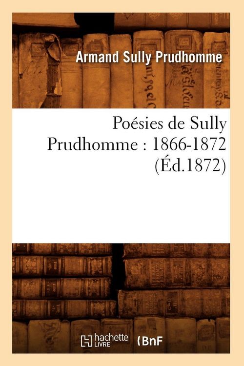 Produktbild: Po&eacute;sies de Sully Prudhomme