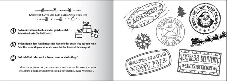 Produktbild: Santa kommt sicher! Der Coronaschutz Adventskalender zum Mitmachen f&uuml;r die ganze Familie - Hilf Santa bei seiner Reise um die Welt!