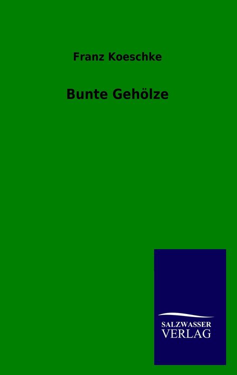Produktbild: Bunte Geh&ouml;lze
