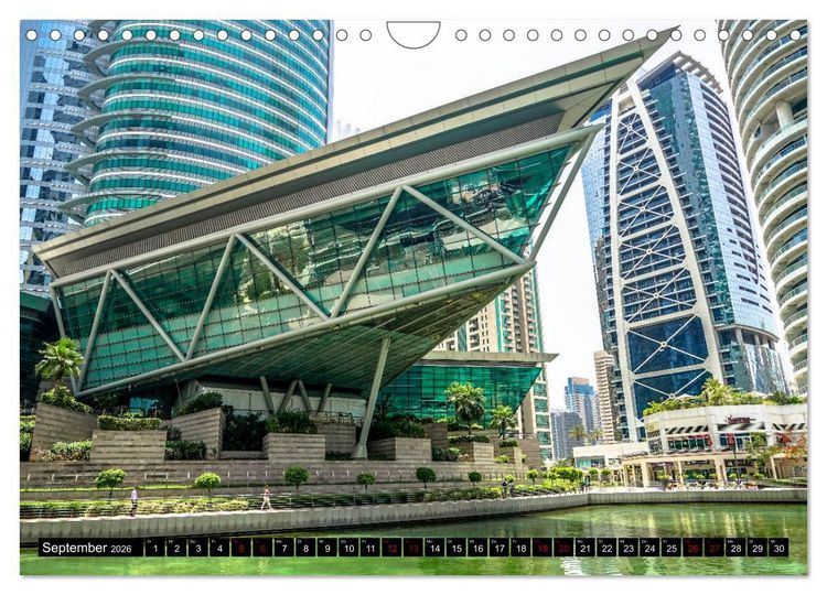 Produktbild: Dubai Highlights (Wandkalender 2026 DIN A4 quer), CALVENDO Monatskalender