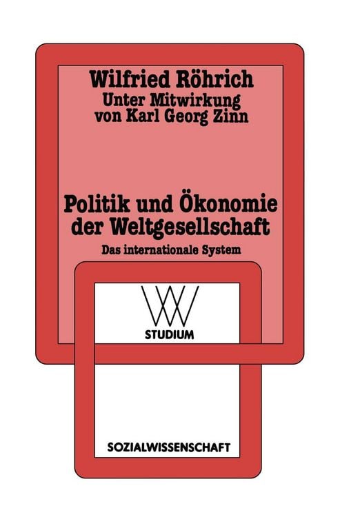 Produktbild: Politik und Ökonomie der Weltgesellschaft