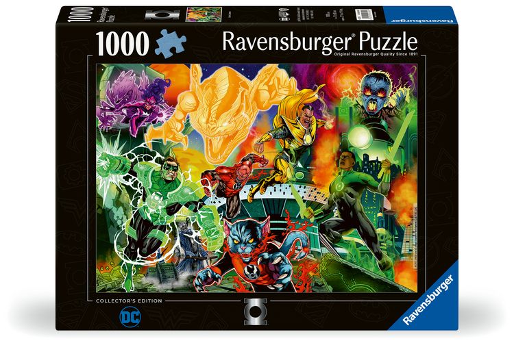Produktbild: Erwachsenenpuzzle 1000 Teile - Justice League - Gr&uuml;ne Laternen