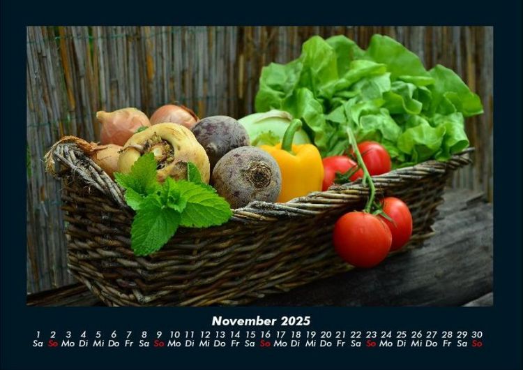 Produktbild: Gem&uuml;sekalender 2025 Fotokalender DIN A4