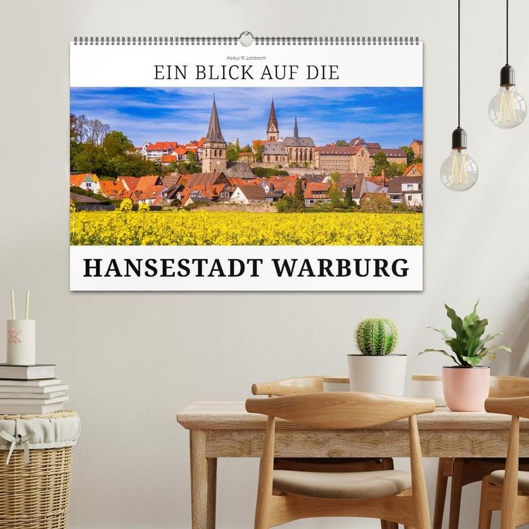Produktbild: Ein Blick auf die Hansestadt Warburg (Wandkalender 2027 DIN A2 quer), CALVENDO Monatskalender