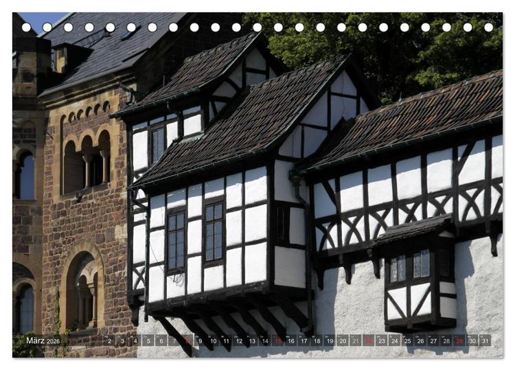 Produktbild: Deutsche Burgen (Tischkalender 2026 DIN A5 quer), CALVENDO Monatskalender