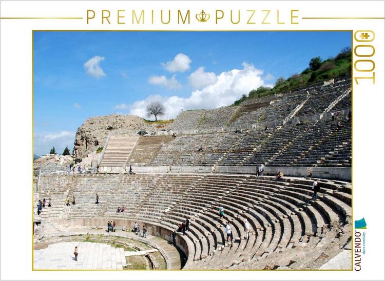 Produktbild: CALVENDO Puzzle T&uuml;rkei - Amphitheater in Ephesus | 1000 Teile Lege-Gr&ouml;&szlig;e 64x48cm Foto-Puzzle f&uuml;r gl&uuml;ckliche Stunden