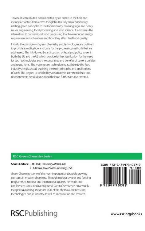 Produktbild: Alternatives to Conventional Food Processing