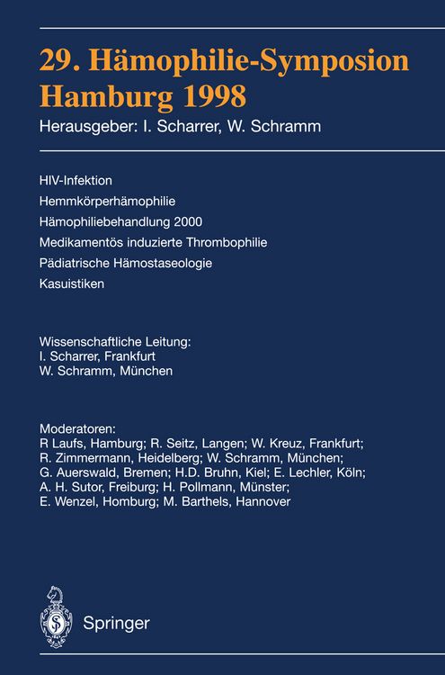 Produktbild: 29. H&auml;mophilie-Symposion