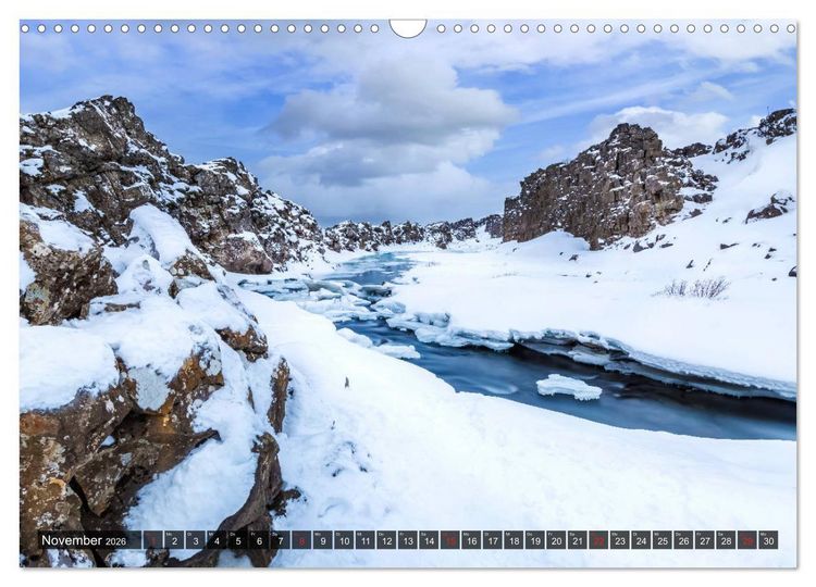 Produktbild: ISLAND Ein fantastisches Erlebnis (Wandkalender 2026 DIN A3 quer), CALVENDO Monatskalender