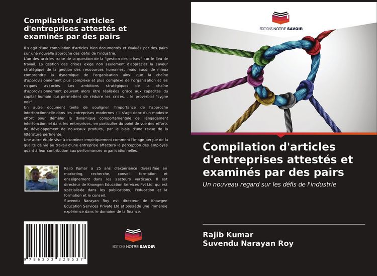 Produktbild: Compilation d'articles d'entreprises attest&eacute;s et examin&eacute;s par des pairs