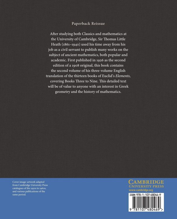 Produktbild: The Thirteen Books of Euclid's Elements