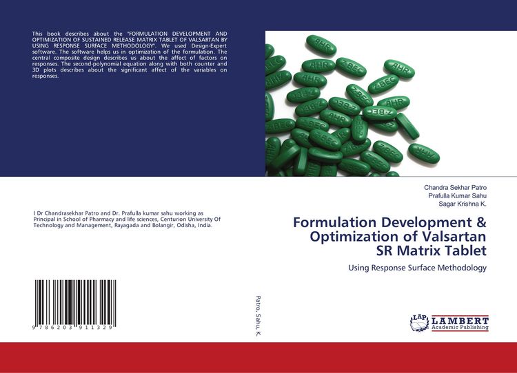 Produktbild: Formulation Development & Optimization of Valsartan SR Matrix Tablet