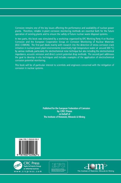 Produktbild: Corrosion Monitoring in Nuclear Systems EFC 56