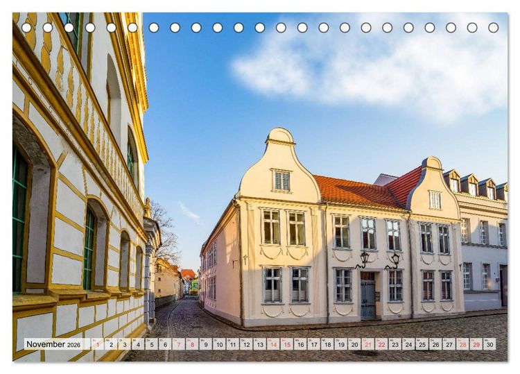 Produktbild: G&uuml;strow Impressionen (Tischkalender 2026 DIN A5 quer), CALVENDO Monatskalender