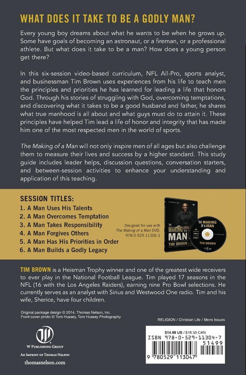Produktbild: The Making of a Man Bible Study Guide