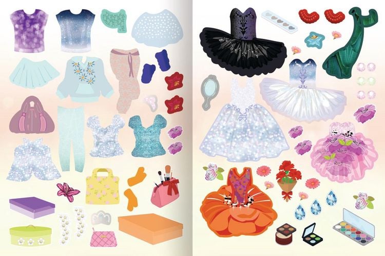 Produktbild: Sticker-Anziehpuppen &ndash; Ballerina