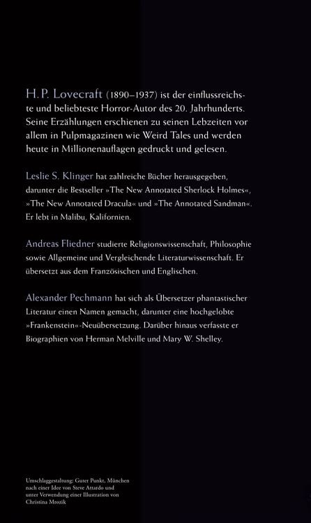 Produktbild: H. P. Lovecraft. Das Werk II