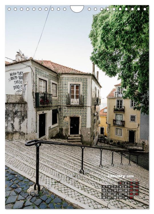 Produktbild: Cityscapes of Lisbon (Wall Calendar 2026 DIN A4 portrait), CALVENDO 12 Month Wall Calendar