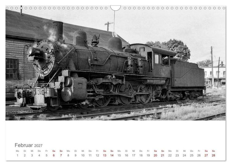 Produktbild: US-Dampflokomotiven (Wandkalender 2027 DIN A3 quer), CALVENDO Monatskalender