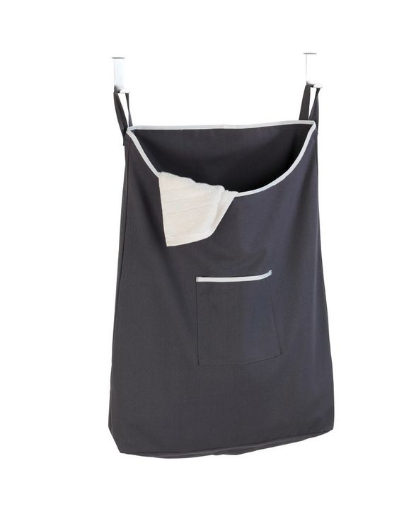 Produktbild: &Uuml;ber-T&uuml;r W&auml;schesammler Mod. Canguro Grau, 65 l