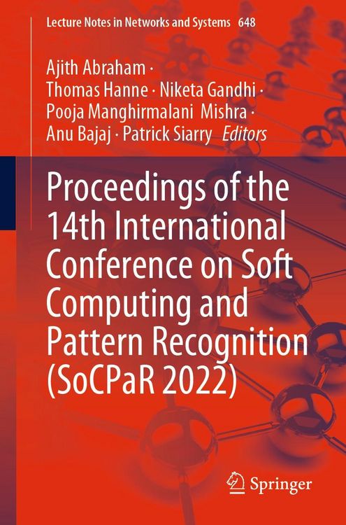 Produktbild: Proceedings of the 14th International Conference on Soft Computing and Pattern Recognition (SoCPaR 2022)