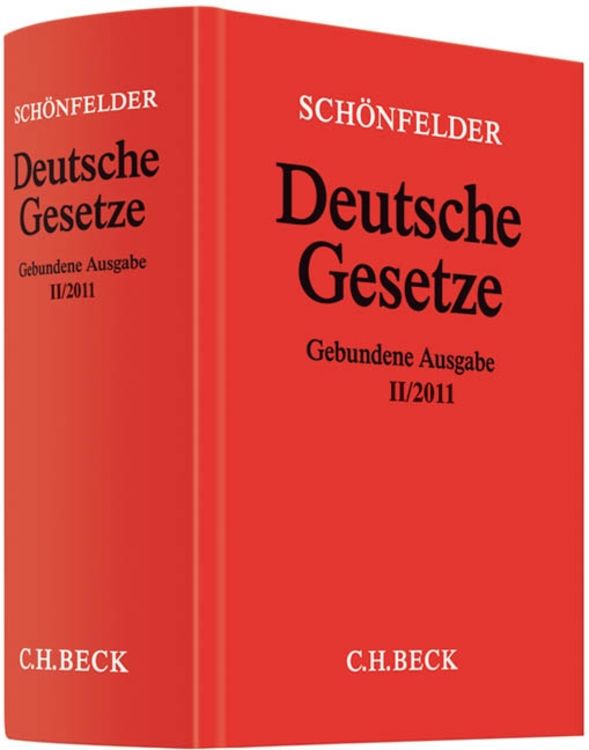 Produktbild: Deutsche Gesetze Gebundene Ausgabe II/2011