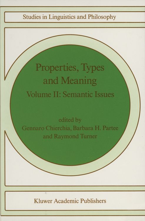 Produktbild: Properties, Types and Meaning