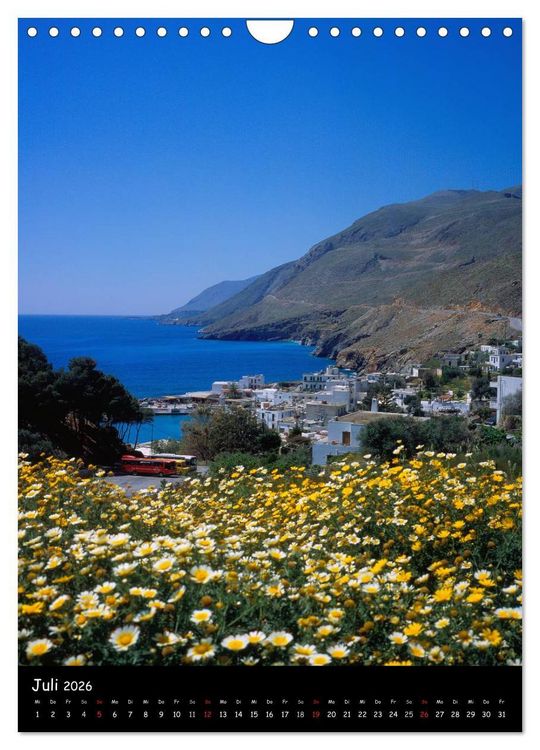 Produktbild: KRETA (Wandkalender 2026 DIN A4 hoch), CALVENDO Monatskalender