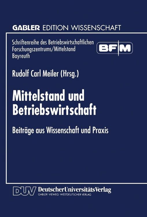 Produktbild: Mittelstand und Betriebswirtschaft