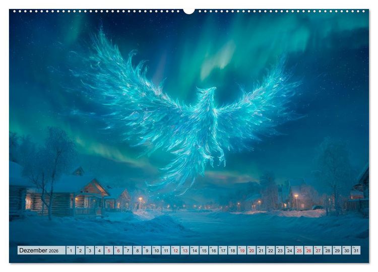 Produktbild: Im Licht der Fantasie (hochwertiger Premium Wandkalender 2026 DIN A2 quer), Kunstdruck in Hochglanz