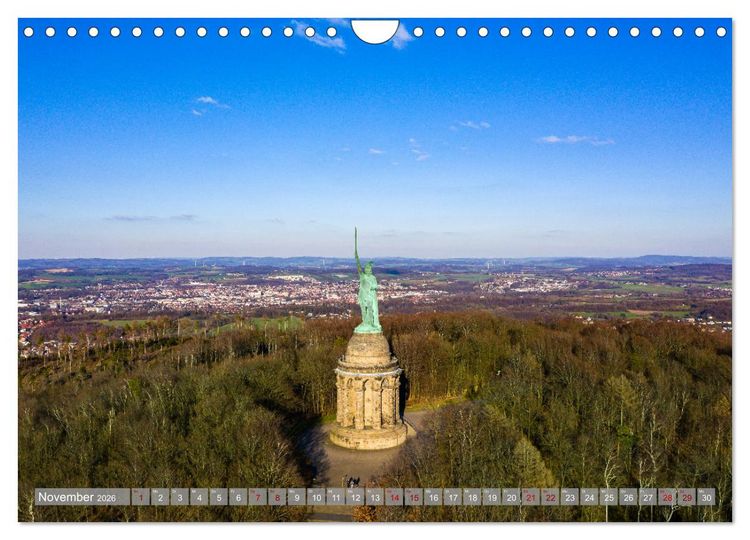 Produktbild: Ein Blick auf Detmold (Wandkalender 2026 DIN A4 quer), CALVENDO Monatskalender