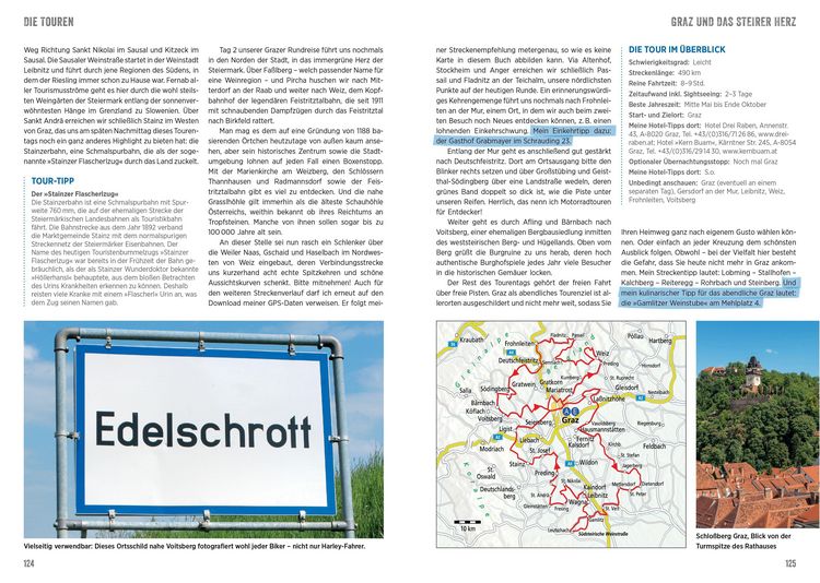 Produktbild: Die sch&ouml;nsten Motorradtouren &Ouml;sterreich