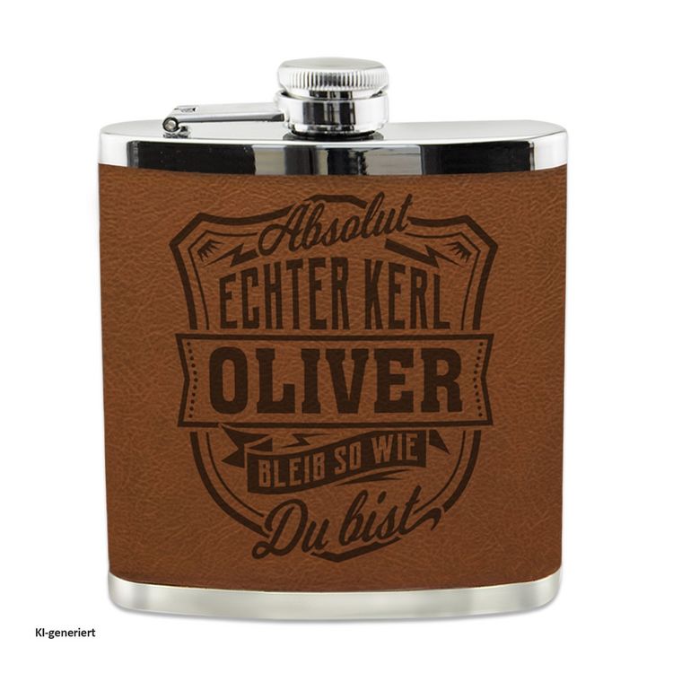 Produktbild: HTI-Living Echter Kerl Flachmann Oliver Echter Kerl Flachmann Oliver