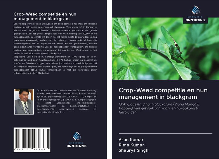 Produktbild: Crop-Weed competitie en hun management in blackgram