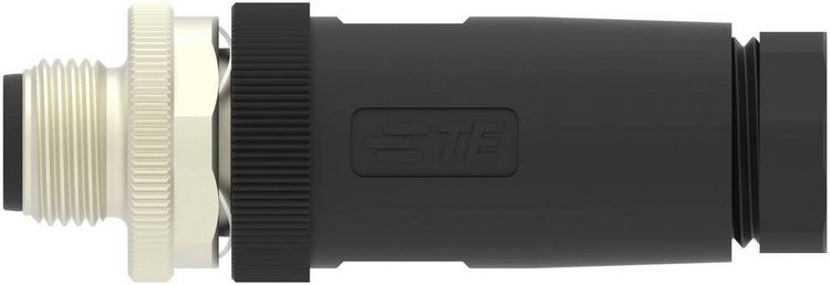 Produktbild: TE Connectivity T4111402041-000 Sensor-/Aktor-Steckverbinder, unkonfektioniert M12 Stecker, gerade Polzahl Sensoren: 4 1 St.