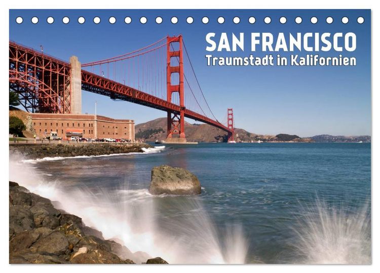 Produktbild: San Francisco - Traumstadt in Kalifornien (Tischkalender 2026 DIN A5 quer), CALVENDO Monatskalender