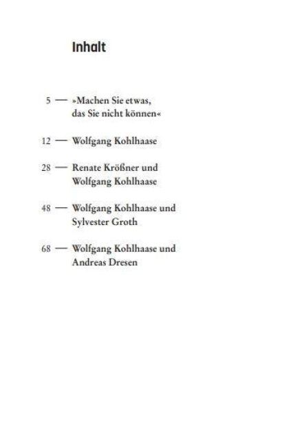 Produktbild: Gespr&auml;che mit Wolfgang Kohlhaase
