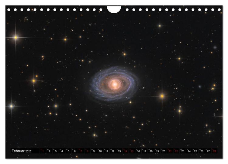 Produktbild: Galaxien im Universum (Wandkalender 2026 DIN A4 quer), CALVENDO Monatskalender