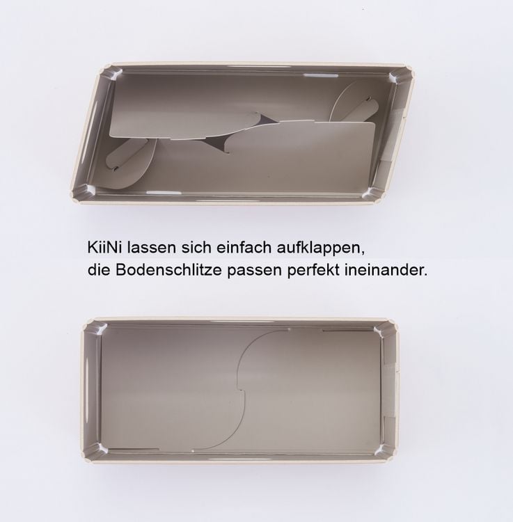 Produktbild: KiiNi S Long Hellbraun &ndash; Stehsammler in Holzoptik