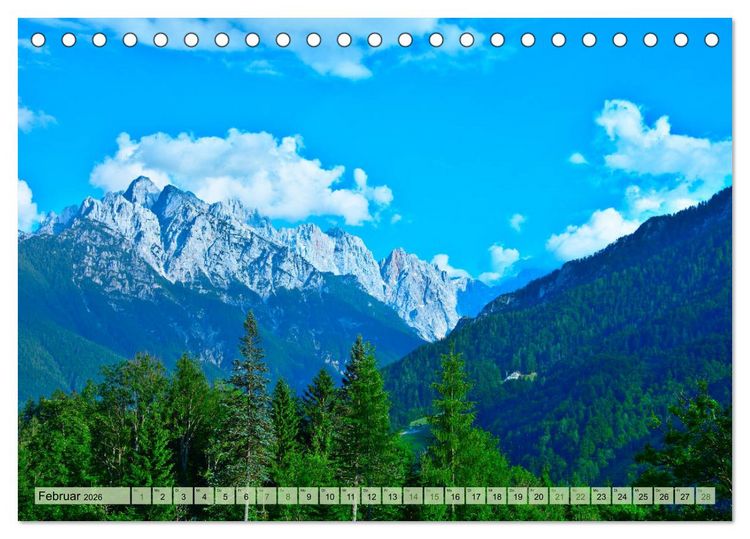 Produktbild: Slowenien - Impressionen eines Naturjuwels (Tischkalender 2026 DIN A5 quer), CALVENDO Monatskalender