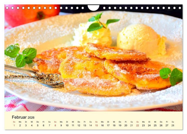 Produktbild: Saftig-knackige &Auml;pfel und k&ouml;stliche S&uuml;&szlig;speisen (Wandkalender 2026 DIN A4 quer), CALVENDO Monatskalender